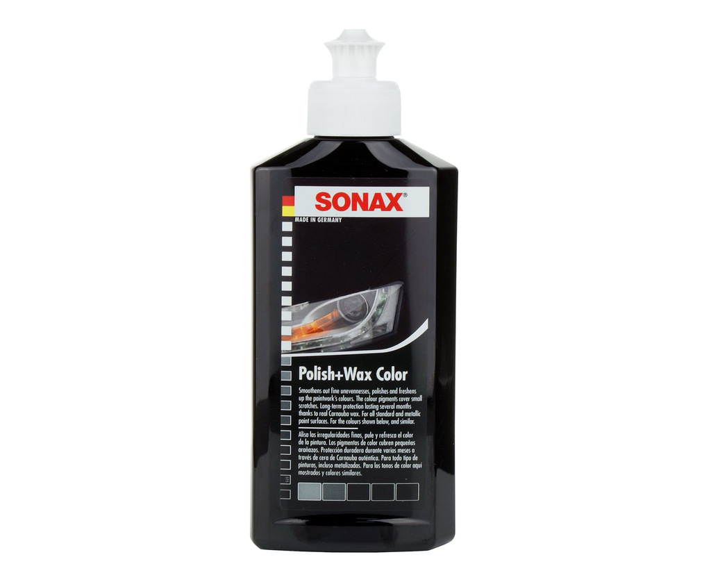 Sonax NanoPro Поліроль з воском кольоровий чорний 250 мл - фото 1