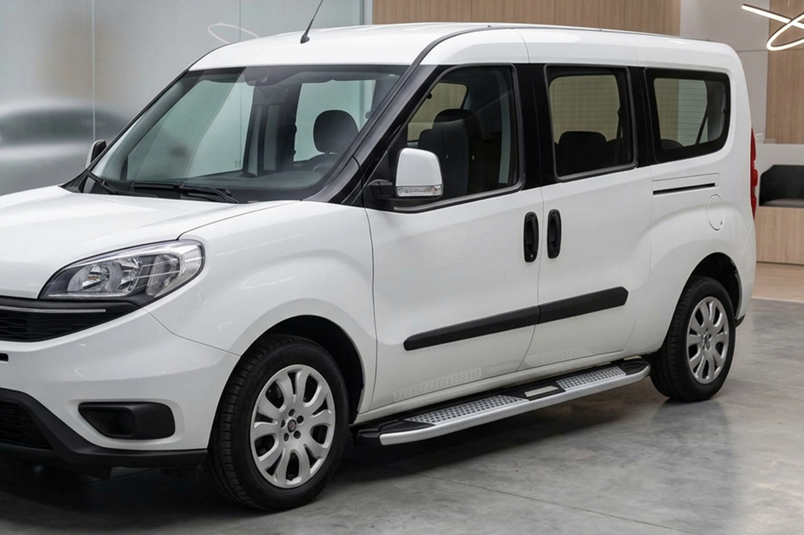 Бокові пороги Mevsim Grey (2 шт., Алюміній) Тільки на стандартну базу - фото 1