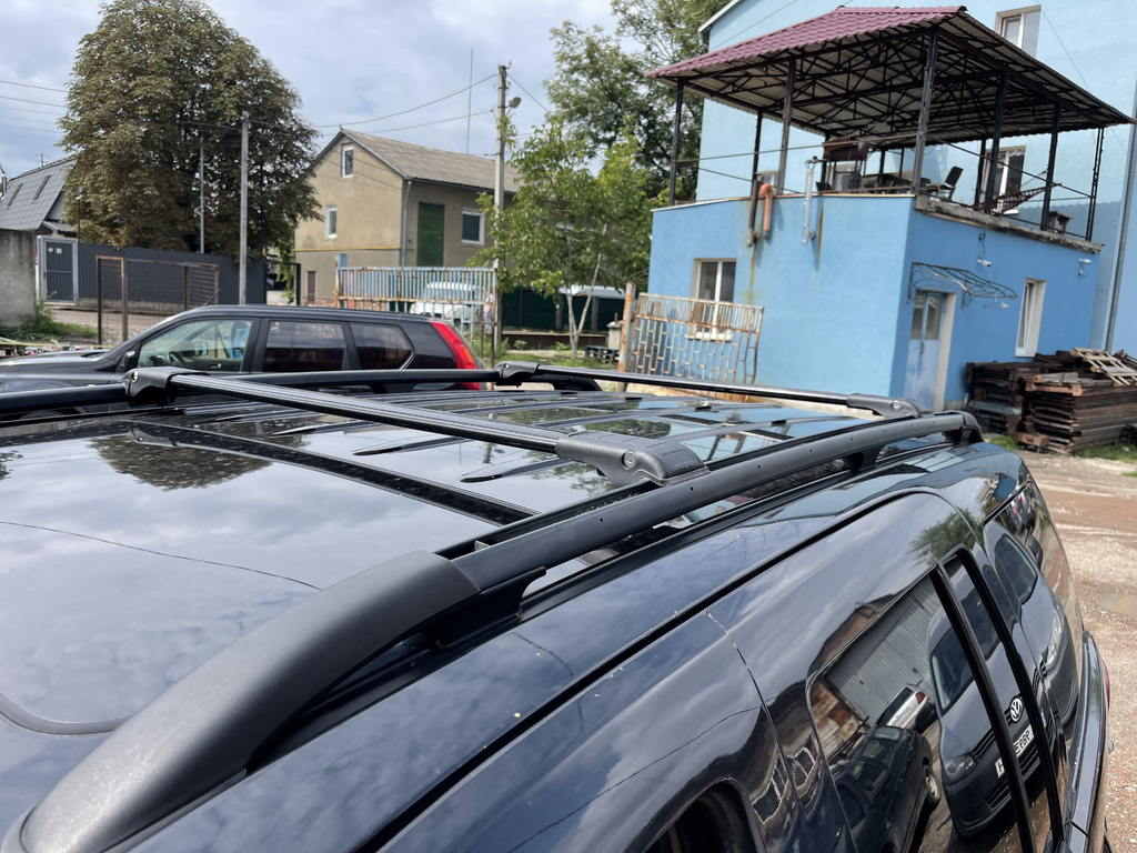 Перемички на звичайні рейлінги WingBar V1 (2 шт) Сірі - фото 1