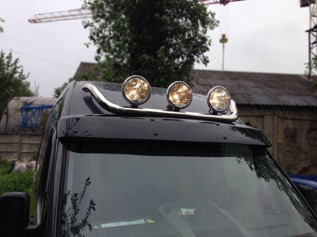 Верхня дуга (нерж) для Ford Transit 2000-2014 рр - фото 1