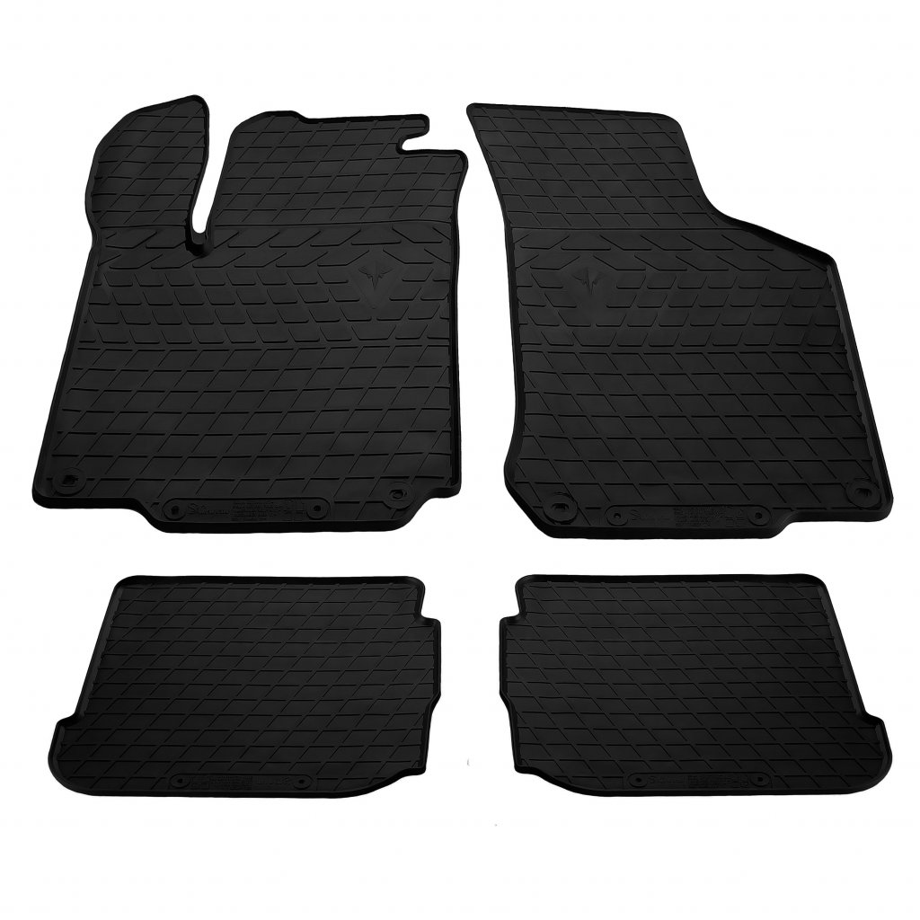 Гумові килимки (4 шт, Stingray) Premium - без запаху гуми - фото 1