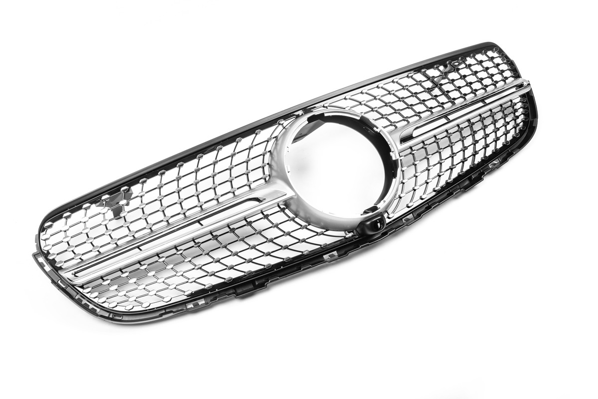 Передня решітка Diamond Silver (2015-2019) З місцем під камеру - фото 2