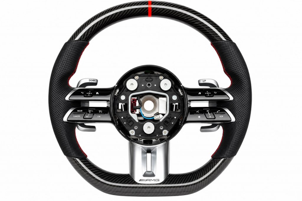 Кермо AMG 2021-Style (Карбон, 4pin) - фото 1