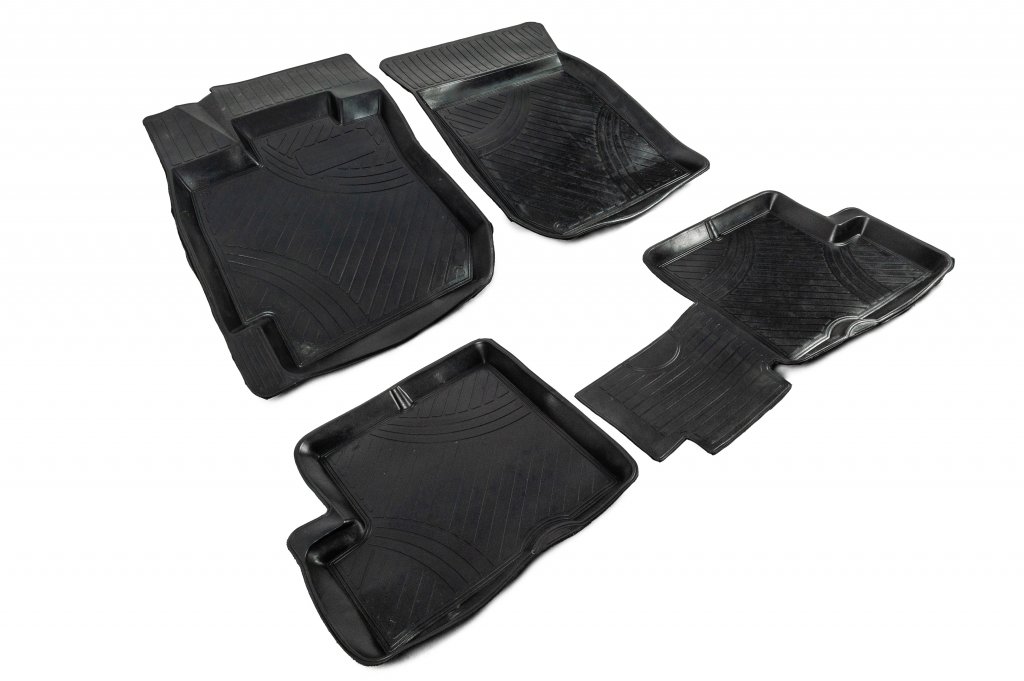 Гумові килимки з бортом Polytep (4 шт) - фото 3