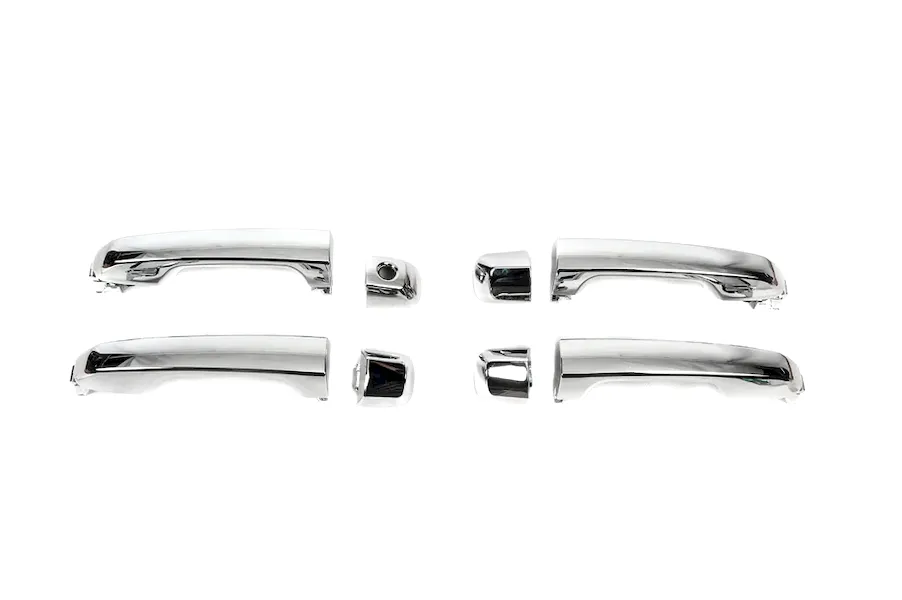 Хромовані дверні ручки для Toyota Land Cruiser 200 (2015–2021) – комплект з 4 елементів