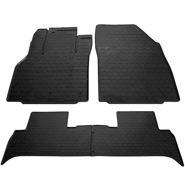 Гумові килимки для салону Renault Scenic / Grand Scenic (2009–2016), комплект 4 елементи